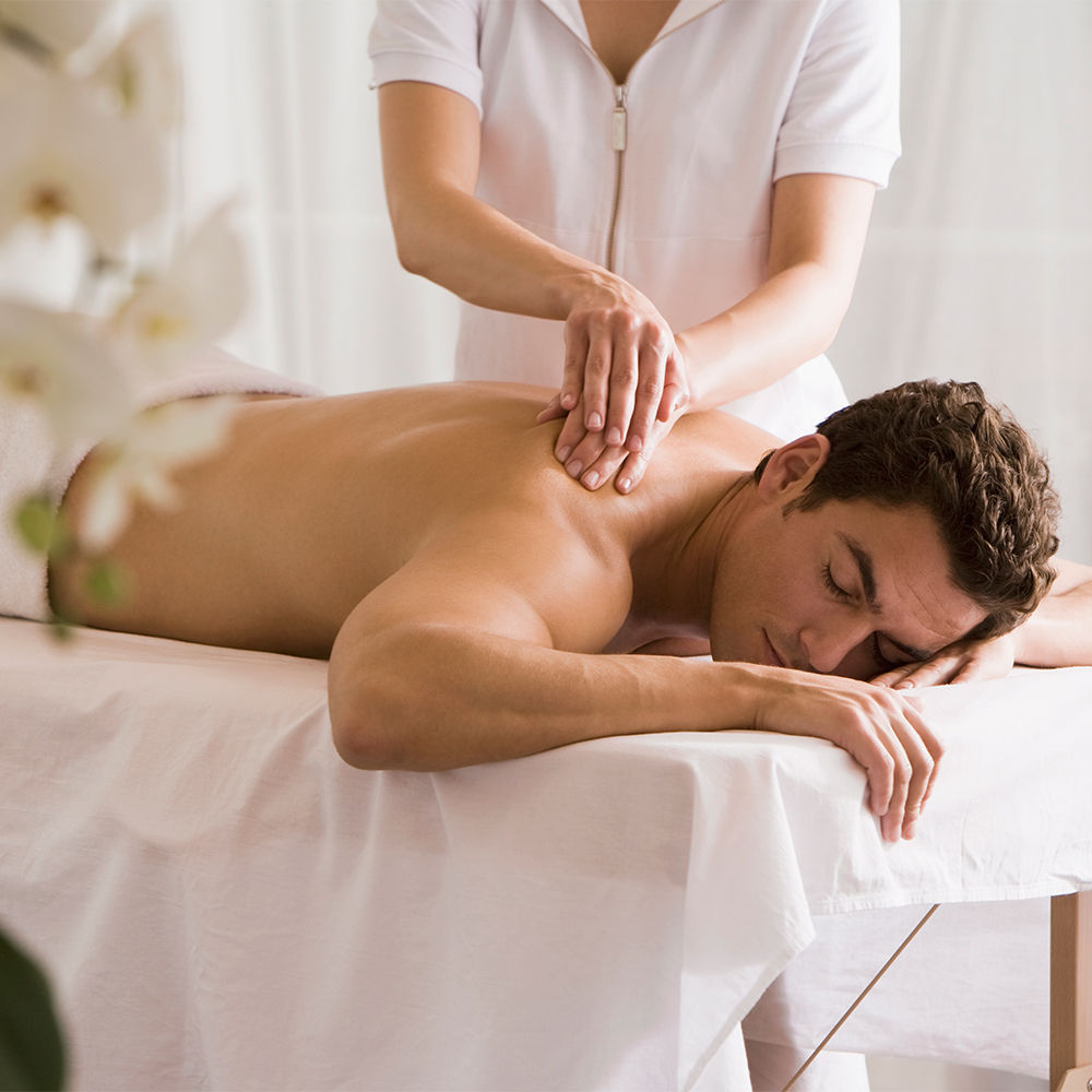 Massage treatment room